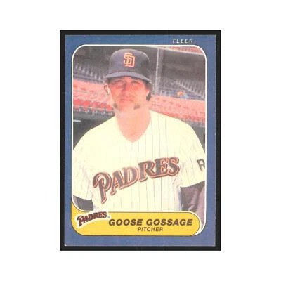 1986 Fleer Goose Gossage Padres #322 - Image 1 of 3