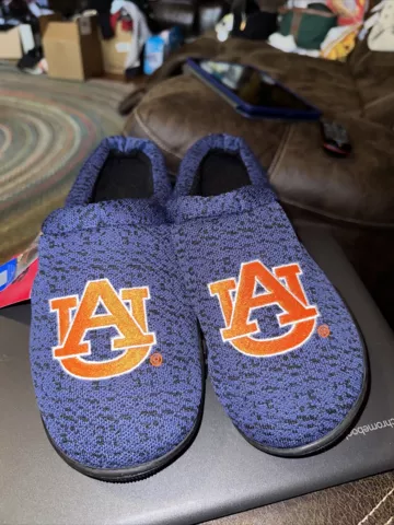 Auburn University Foco Men’s Slippers Size Large (11-12)New Cover