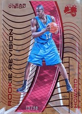2015-16 Panini Clear Vision Dwight Howard Rookie Revision, Red Parallel No 90/99