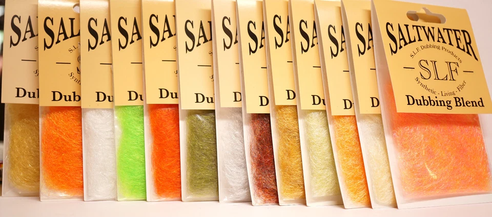 SLF Saltwater Dubbing 15 Farben Glanz & translucent Bestseller SLF SALTWATER - Bild 1 von 1