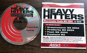Vintage MAC Software CD -MacAddict Jan 2004 games apps software Heavy Hitters - Picture 1 of 1