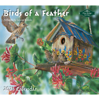 Pine Ridge 2023 Calendar Birds of a Feather Calender Fits Wall Frame