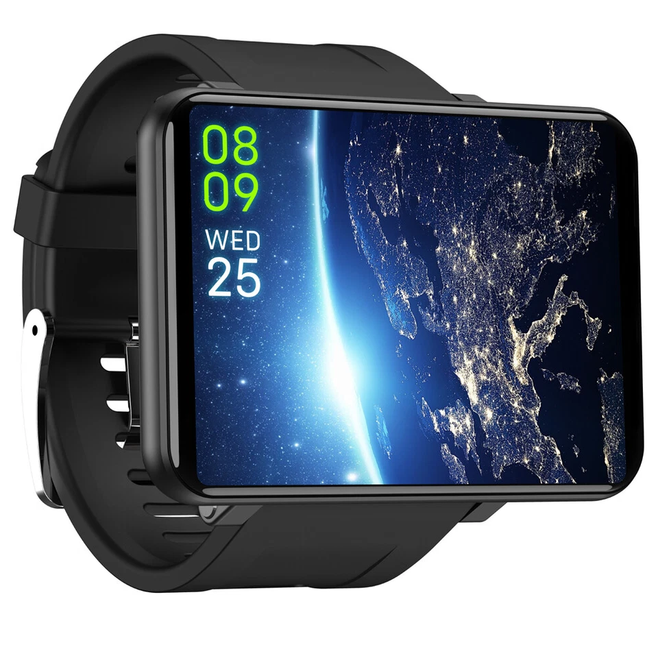 Men Smart Watch 4G Large Touch Screen Phone 5MP Camera Smartwatch for Women Men - Image 1 of 4