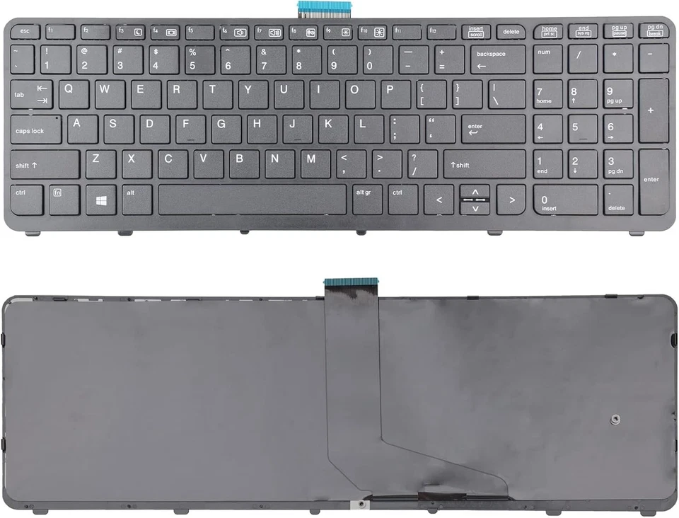 HP ZBook 15 G2 Series Laptop Keyboard 733688-001