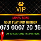 GOLD SIM CARD 0007 NUMBER PLATINUM VIP PHONE JAMES BOND