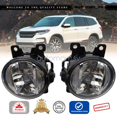 Juego de 2 faros antiniebla LED L + R EE. UU. para Honda Pilot Passport 2019-2022 Foto 1 de 4