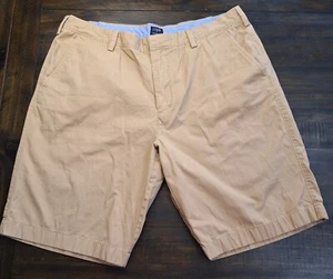 J Crew Rivington Shorts Size 38W Beige Chino Flat Front - Picture 1 of 15
