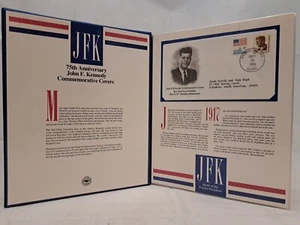 Libro de estampillas en sobre conmemorativas JFK - 13 CUBIERTAS de la sociedad conmemorativa postal - Imagen 1 de 9