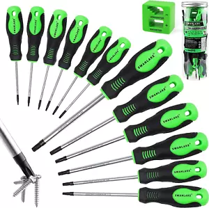 Set cacciaviti magnetici torx 13 pezzi cacciaviti a stella da T5 a T40 - Foto 1 di 10