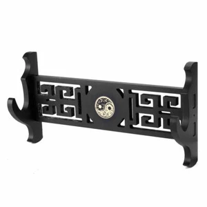 Wall Mount Samurai Sword Holder Stand Katana Tanto Rack Hollowing Out 1 Tier Hot - Picture 1 of 7