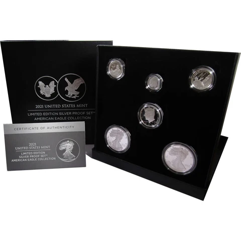 2021 Limited Edition Silver Proof Set American Eagle OGP SKU:CPC2162 Cover