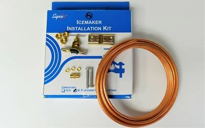 Kit de instalación de máquina de hielo para refrigerador C25 SUPCO 25' 1/4" tubo de cobre con STV2 Foto 1 de 4