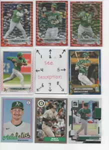 NEW Oakland A's U-PICK - Serial #'d JERSEYS AUTOS Rookies Inserts CHAPMAN OLSON - Picture 1 of 187