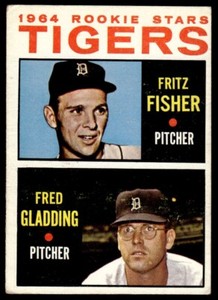 1964 Topps 1964 Tigers Rookie Stars - Fritz Fisher/Fred Gladding RC Detroit