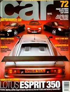 CAR MAGAZINE FEB-1999 - Lotus Esprit Sport 350, Toyota Supra RZ, Audi S4 Avant - Bild 1 von 3
