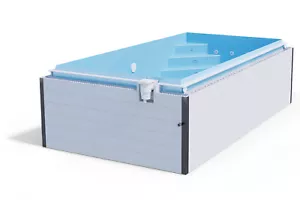 Albixon PP-Pool QBIG Benefit 3,5x7m Skimmer Polypropylen Schwimmbecken - Bild 1 von 3