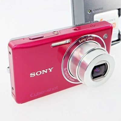 [Mint] Sony Cyber-shot DSC-W380 Pink 14.1 MP 5.0x Zoom Digital Camera from Japan - Image 1 of 4