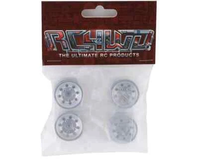 RC4WD Z-W0280 Classic 8-Hole 1.0" Beadlock Wheels (Silver) (4) - Image 1 of 4