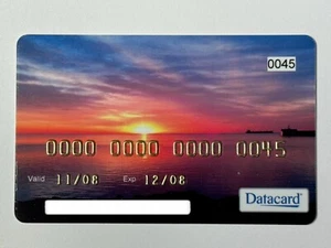 Tarjeta de crédito Sunset Sample▪️Solo coleccionable▪️Espalda en blanco▪️Leer descripción - Imagen 1 de 2