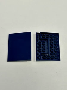 Lego Dark Blue 6x8 Roof Slope Lot of 2 - Picture 1 of 1