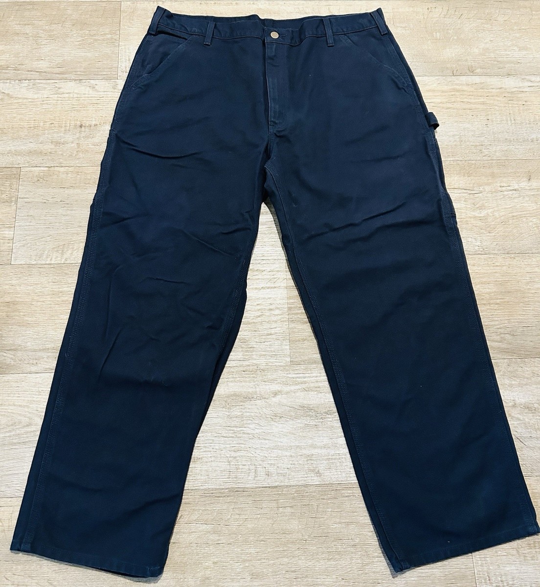 Carhartt Original Dungaree Fit カーキ フェード Carhartt Weathered Duck Dungaree Fit Khaki Work Pants | Sheplers