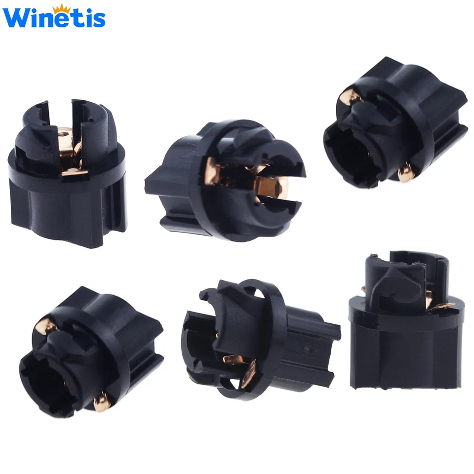 6X For Nissan 3/8 Instrument Panel Socket 9mm Cluster Plug Lamp Dash Light Bulb - Image 1 of 4