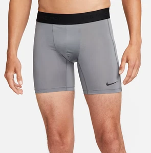 Nike Pro Men's Dri-FIT Fitness 8" Steel Gray Shorts. Size: Mens large - Picture 1 of 8