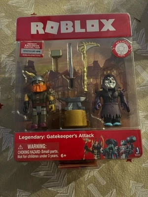 Roblox Legendary: Gatekeeper's Attack Ages 6+ Кузнец и Привратник + Аксессуар NISB - Изображение 1 из 4