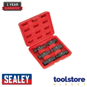 Sealey AK658 Double End Oil Drain Plug Carbon Steel Key Set 6PC For Sump Plug - Picture 1 of 4