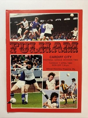 Fulham v Cardiff City;  1st April 1980 - Image 1 of 3