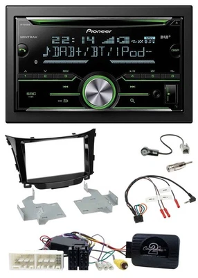 Pioneer Bluetooth Lenkrad DAB 2DIN USB CD Autoradio für Hyundai I30 ab 2017 - Bild 1 von 4