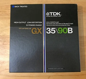 TDK GX 35\90B MASTERING RECORDING TAPE 7' 1800' - Picture 1 of 6