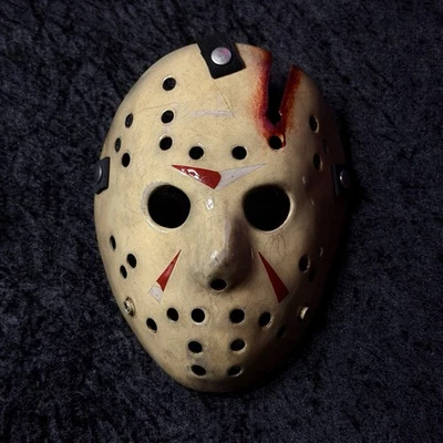 Máscara de hockey de lujo Friday The 13th Part lV (1984) Jason Voorhees Foto 1 de 4