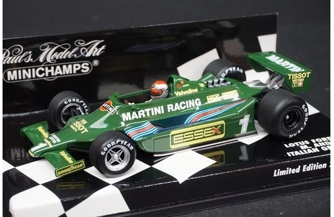 Minichamps 1/43 Lotus Ford 79 Mario Andretti #1 Italian GP 1979 400790101 - Image 1 of 1