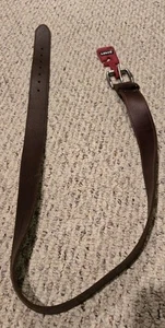 Nuevo cinturón de cuero marrón Levi's para hombre talla 42 modelo 11LV02LA- 7 agujeros  - Imagen 1 de 4