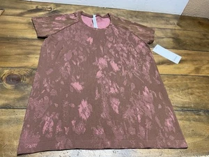 NWT Lululemon Size 14 Swiftly Tech Short Sleeve 2.0 Shirt SWRT/BRRO - Picture 1 of 10