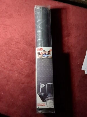 Papel pintado RoomMates Star Wars lado oscuro pelar y pegar negro 20,5 pulgadas x 16,5 pies NUEVO Foto 1 de 4