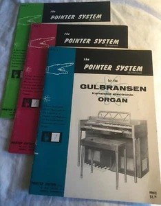 Vintage 1957 Music Books: The Pointer System Gulbransen Electronic Organ #3,4,5 - Picture 1 of 10