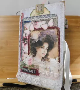 Diario basura único en su clase estilo vintage 116 páginas 9" x 5,5" dama A - Imagen 1 de 24