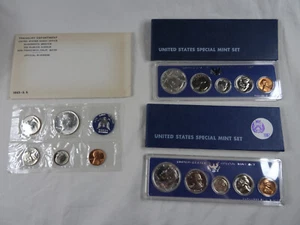 1965 1966 1967 SMS US Mint Sets Special Mint Sets 15 Coins OGP - Picture 1 of 8