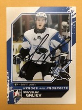 Stanislav Galiev Signed Saint John Sea Dogs QMJHL Card Washington Capitals 3
