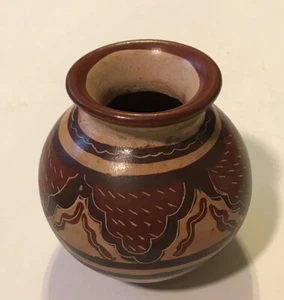 Art Pottery Clay Pot 5 X 5.3 In.!!! - Picture 1 of 3