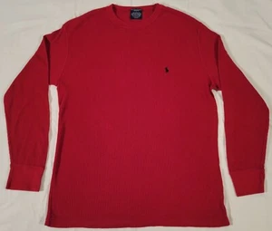 POLO by Ralph Lauren Sleepwear Long Sleeve Thermal Shirt Men's Large - Picture 1 of 6
