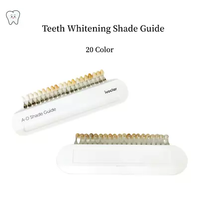 New 20 Color Dental Teeth Whitening Shade Guide Vivadent Porcelain Material • 42.43£