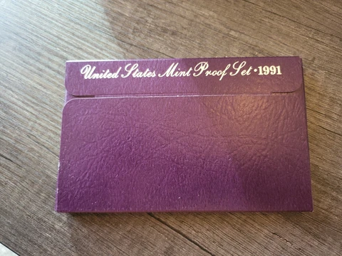 1991-s  U.S.Proof set. Genuine. complete and original as issued by US Mint Cover