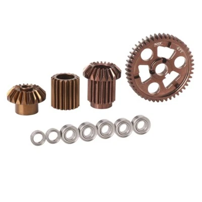 KYX Aluminum Front Transmission Gear Set for Tamiya 1/10 Hotshot II The Bigwig - Image 1 of 4