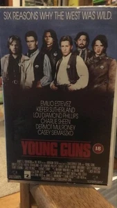 Young Guns VHS Cassette Tape Vintage, Big Box, 80's - Picture 1 of 1