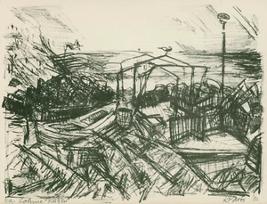 Paris, Ronald (1933 Sondershausen, lebt in Rangsdorf)  „Lohme – Rügen“  - Bild 1 von 4