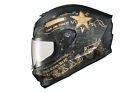 Scorpion EXO-R420 Full-Face Helmet Lone Star Sm Black/Gold 42-1723
