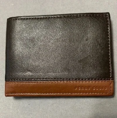 Perry Ellis Men's Leather Bifold Wallet - Image 1 of 4